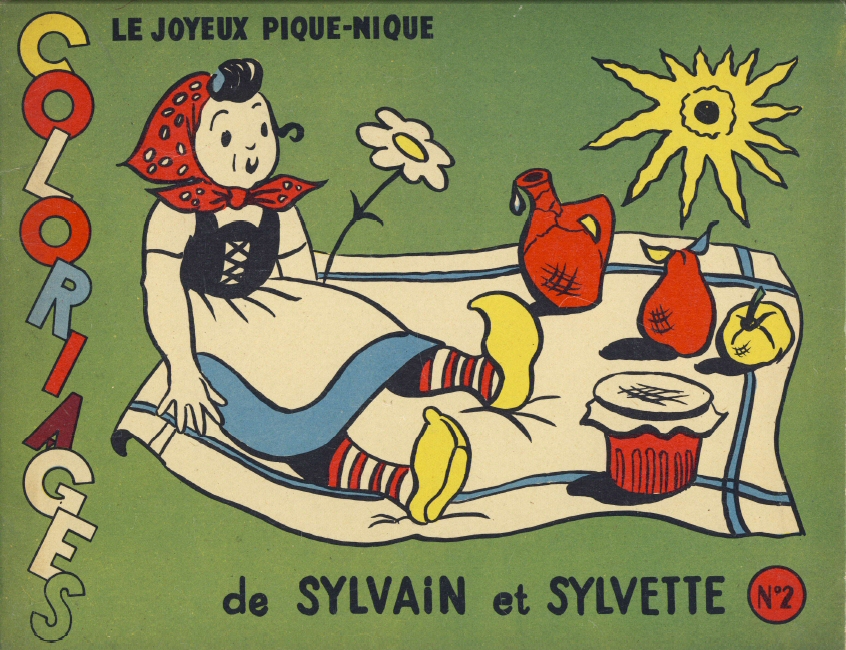 Coloriage de Sylvain et Sylvette N2
